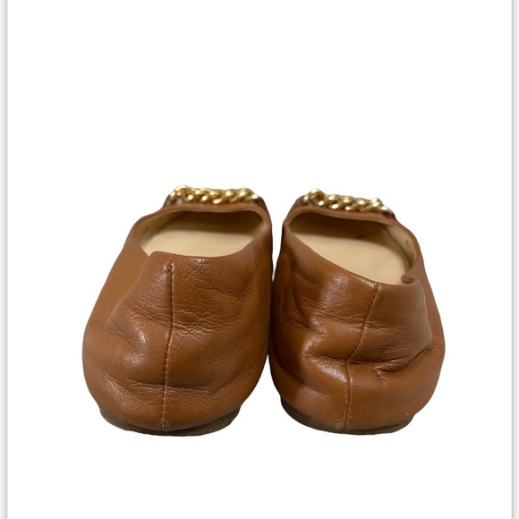 J.CREW NORA CAP TOE CHAIN BALLET FLATS SHOES NUDE size 6 - Picture 4 of 5